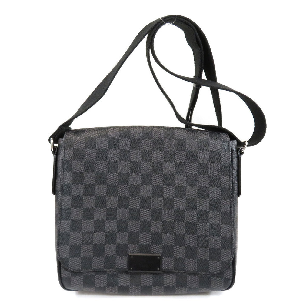 Louis Vuitton District PM Damier Graphite Shoulder Bag Damier Canvas